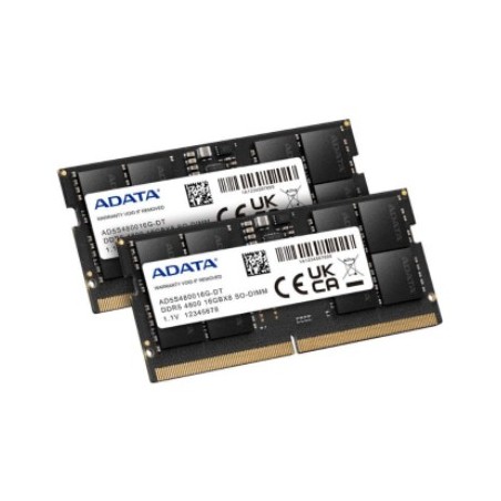 ADATA DDR5 SDRAM 32GB CL40 On-die ECC SO DIMM 262-PIN